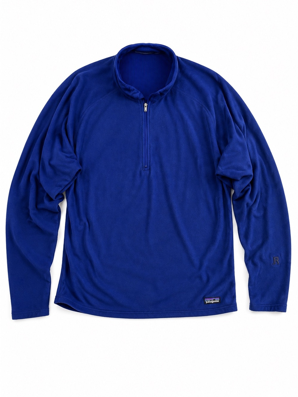 Patagonia Vintage 1998 Polartec 1/2 Zip Fleece Blue Made USA XL